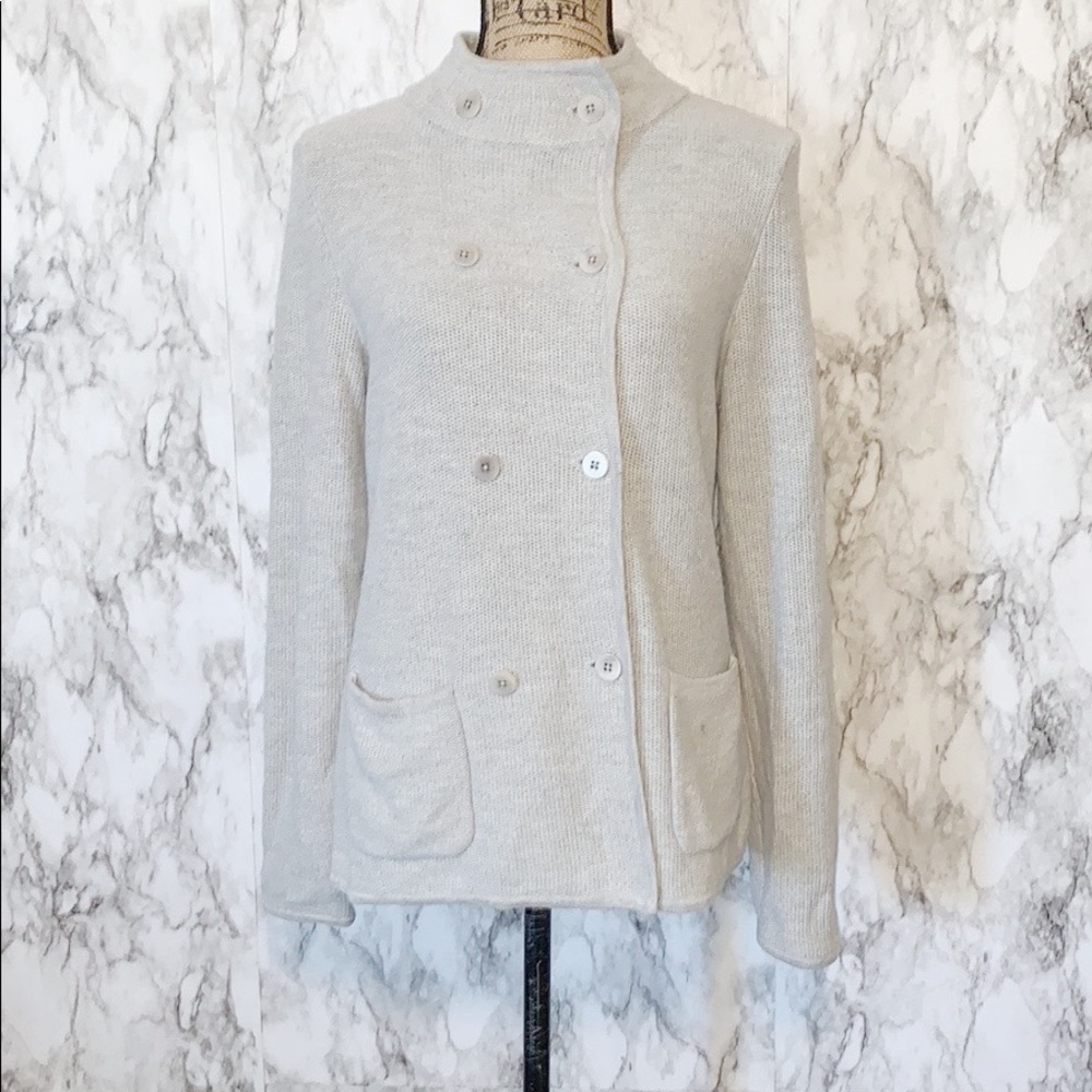 Talbots | Knit Sweater Size S Gray
